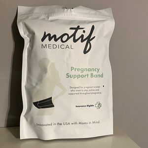 NET Motif Medical Pregnancy Support Band - White